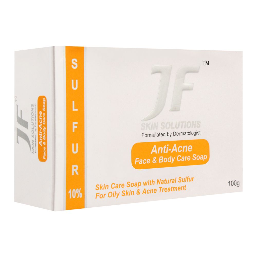 Purchase Jf Skin Solutions Anti Acne Face Body Soap With Sulfur 100g Online At Discounted Price Wholesaler Pk