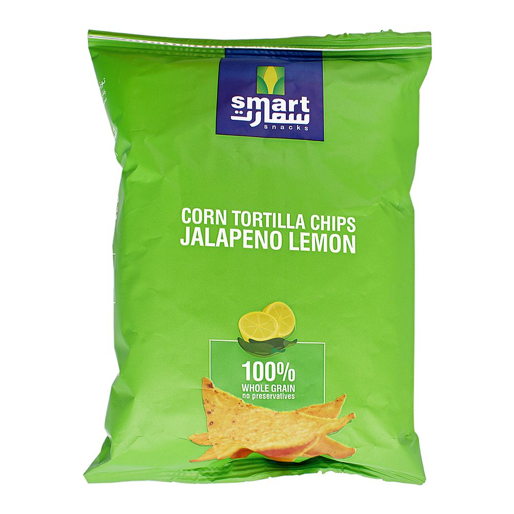 Order Smart Snacks Corn Tortilla Chips, Jalapeno Lemon, 80g Online At