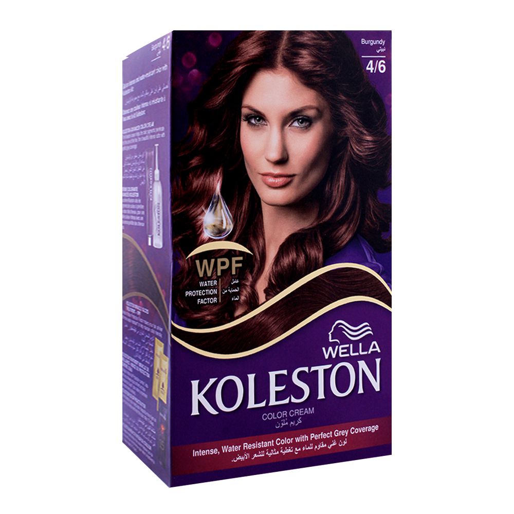Order Wella Koleston Color Cream Kit, 4/6 Burgundy Online At Competitive  Price 
