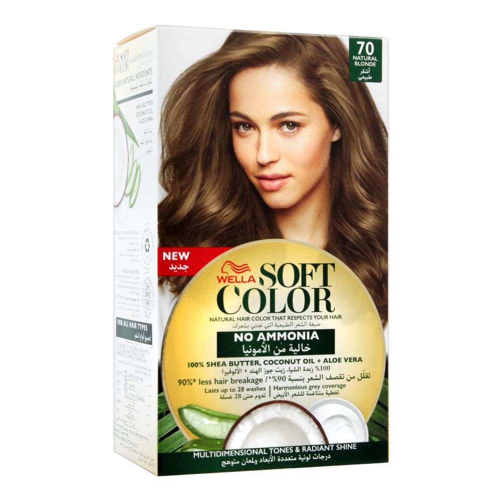 Buy Wella Soft Color No Ammonia Hair Color, 70 Natural Blonde Online At  Discounted Price 